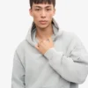 Bio-Oversize-Kapuzenpullover – Faded Grey