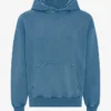 Bio-Oversize-Kapuzenpullover – Faded Indigo