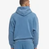 Bio-Oversize-Kapuzenpullover – Faded Indigo