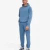 Bio-Oversize-Kapuzenpullover – Faded Indigo