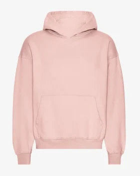 Bio-Oversize-Kapuzenpullover – Faded Pink