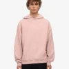 Bio-Oversize-Kapuzenpullover – Faded Pink
