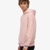 Bio-Oversize-Kapuzenpullover – Faded Pink