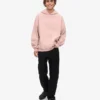 Bio-Oversize-Kapuzenpullover – Faded Pink