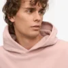 Bio-Oversize-Kapuzenpullover – Faded Pink