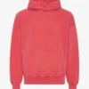 Bio-Oversize-Kapuzenpullover – Faded Red
