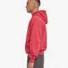 Bio-Oversize-Kapuzenpullover – Faded Red
