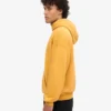 Bio-Oversize-Kapuzenpullover – gebranntes Gelb