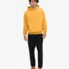 Bio-Oversize-Kapuzenpullover – gebranntes Gelb