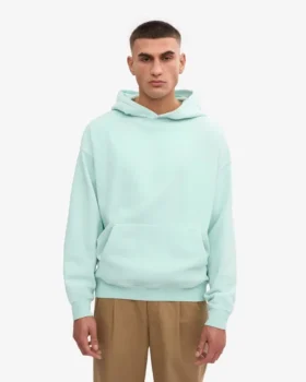 Bio-Oversize-Kapuzenpullover – Hell-Aqua