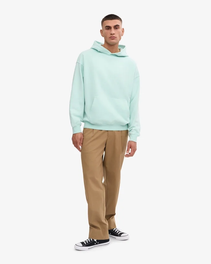 Bio-Oversize-Kapuzenpullover – Hell-Aqua