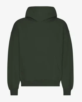 Bio-Oversize-Kapuzenpullover – Jägergrün