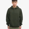 Bio-Oversize-Kapuzenpullover – Jägergrün