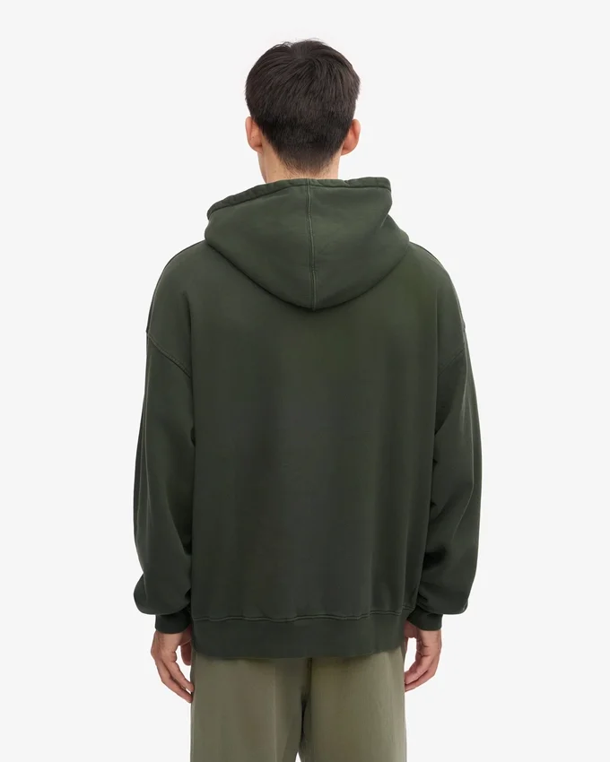 Bio-Oversize-Kapuzenpullover – Jägergrün
