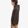 Bio-Oversize-Kapuzenpullover – Kaffeebraun