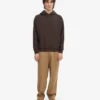Bio-Oversize-Kapuzenpullover – Kaffeebraun