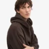 Bio-Oversize-Kapuzenpullover – Kaffeebraun