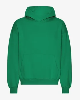 Bio-Oversize-Kapuzenpullover – Kellygrün