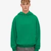 Bio-Oversize-Kapuzenpullover – Kellygrün