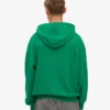 Bio-Oversize-Kapuzenpullover – Kellygrün