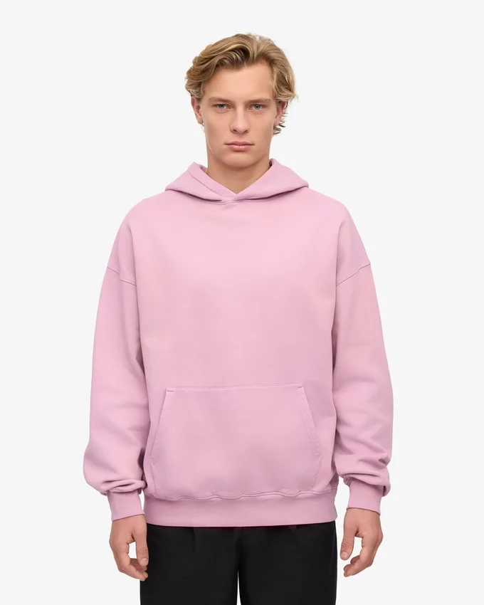 Bio-Oversize-Kapuzenpullover – Kirschblüte
