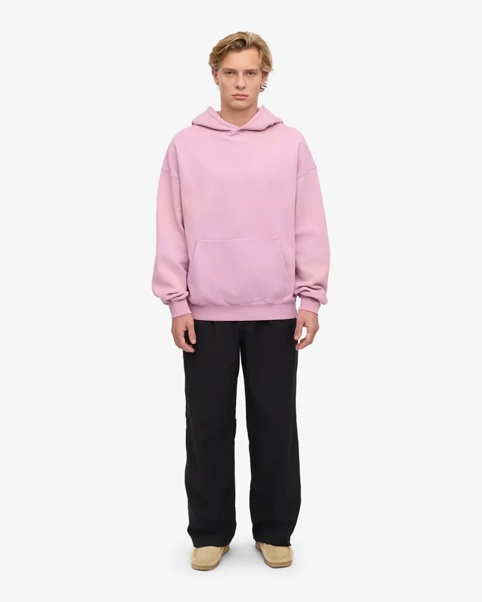 Bio-Oversize-Kapuzenpullover – Kirschblüte