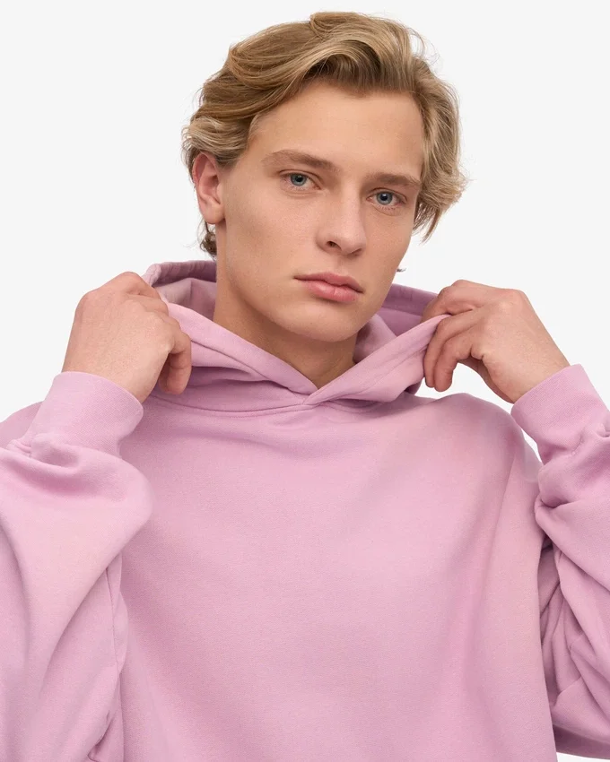 Bio-Oversize-Kapuzenpullover – Kirschblüte
