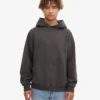 Bio-Oversize-Kapuzenpullover – Lavagrau
