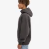 Bio-Oversize-Kapuzenpullover – Lavagrau