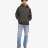 Bio-Oversize-Kapuzenpullover – Lavagrau