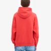 Bio-Oversize-Kapuzenpullover – Mandarinenrot