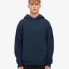 Bio-Oversize-Kapuzenpullover – Marineblau