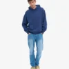 Bio-Oversize-Kapuzenpullover – Marineblau