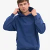 Bio-Oversize-Kapuzenpullover – Marineblau