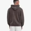 Bio-Oversize-Kapuzenpullover mit Reißverschluss – Faded Mud
