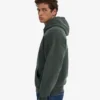 Bio-Oversize-Kapuzenpullover mit Reißverschluss – Optisches Weiß