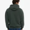 Bio-Oversize-Kapuzenpullover mit Reißverschluss – Optisches Weiß