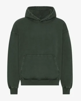 Bio-Oversize-Kapuzenpullover – Mitternachtswald