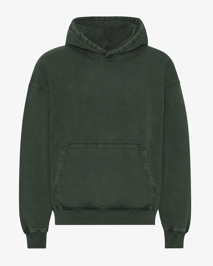 Bio-Oversize-Kapuzenpullover – Mitternachtswald