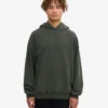 Bio-Oversize-Kapuzenpullover – Mitternachtswald