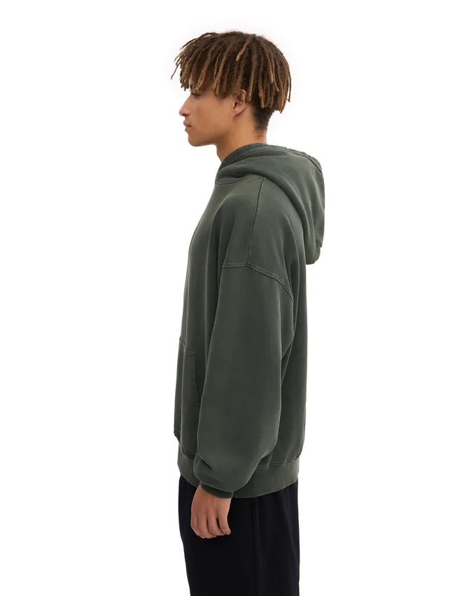 Bio-Oversize-Kapuzenpullover – Mitternachtswald
