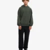 Bio-Oversize-Kapuzenpullover – Mitternachtswald
