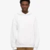 Bio-Oversize-Kapuzenpullover – Optisches Weiß