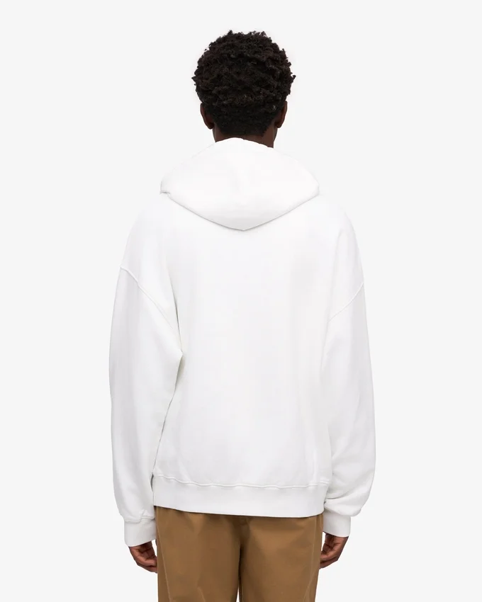 Bio-Oversize-Kapuzenpullover – Optisches Weiß