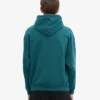 Bio-Oversize-Kapuzenpullover – Ozeangrün