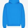 Bio-Oversize-Kapuzenpullover – Pazifikblau
