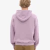 Bio-Oversize-Kapuzenpullover – Perlmutt-Lila