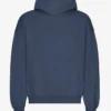 Bio-Oversize-Kapuzenpullover – Petrolblau
