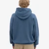 Bio-Oversize-Kapuzenpullover – Petrolblau