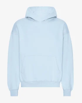 Bio-Oversize-Kapuzenpullover – Polar Blue